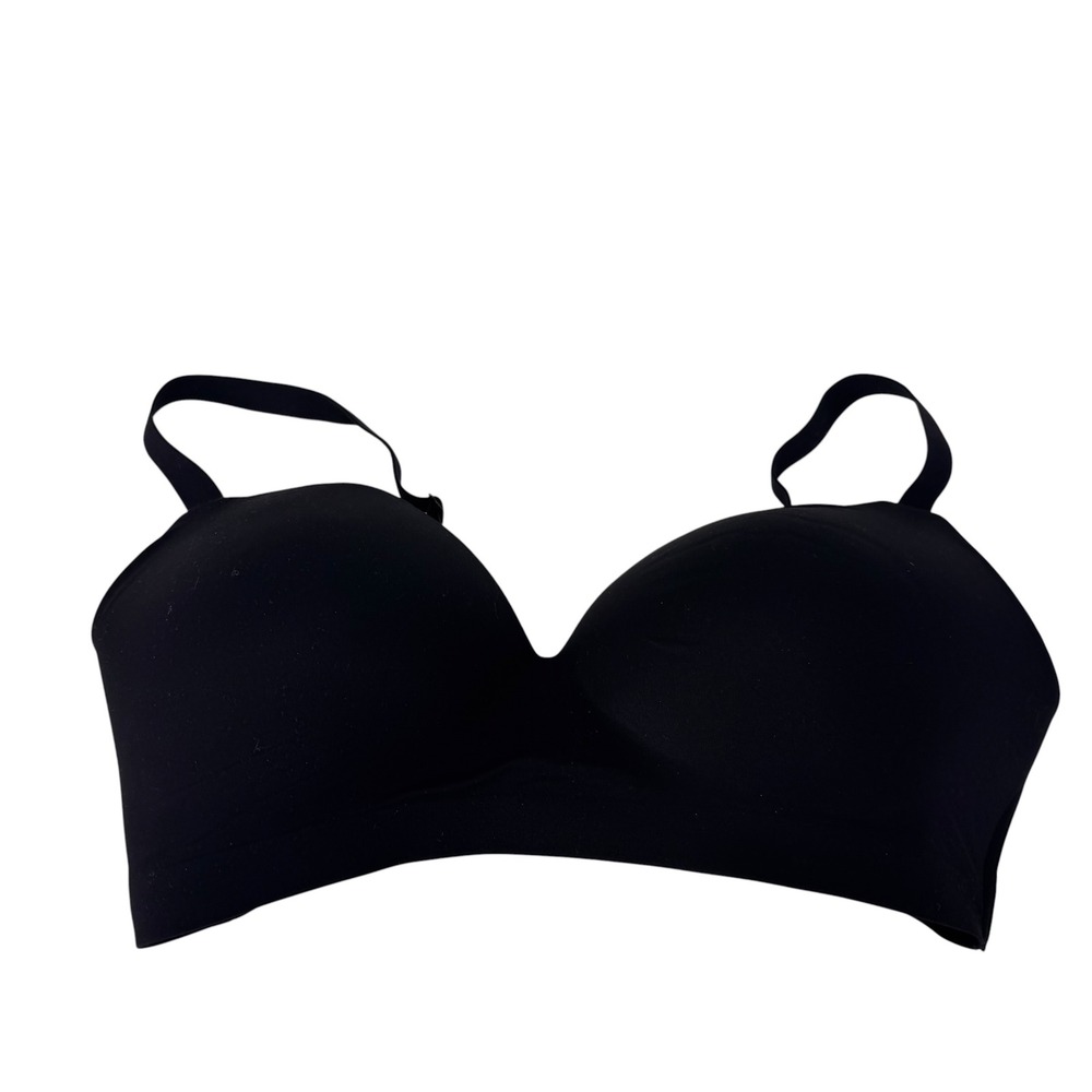 Soma Enbliss Wireless Bra Black 38D Smooth Seamless Padded 570148818 Womens